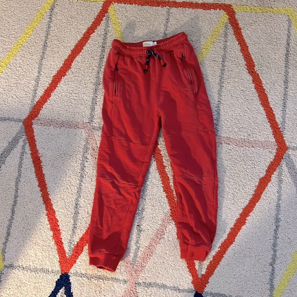 Boden - Red - Reinforced Knee Joggers - Size 8Y